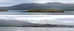 Kyle of Lochalsh Terminus / Isle of Skye - 12 inch Backscene