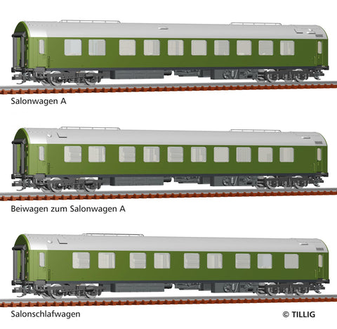 Tillig 1778 01778 TT Passenger coach set