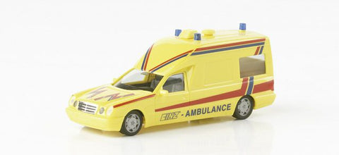 Herpa 045513 Mercedes Benz W210 E Class Binz Ambulance