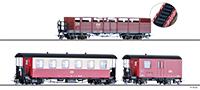 Tillig 5923 05923 Set "Sonderfahrt" of the HSB with two passenger coaches and one baggage car, Ep. V/VI (