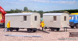 Kibri 10278 2 Construction trailers