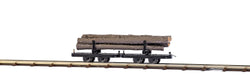 Busch 12224 Two wagons with long timber load