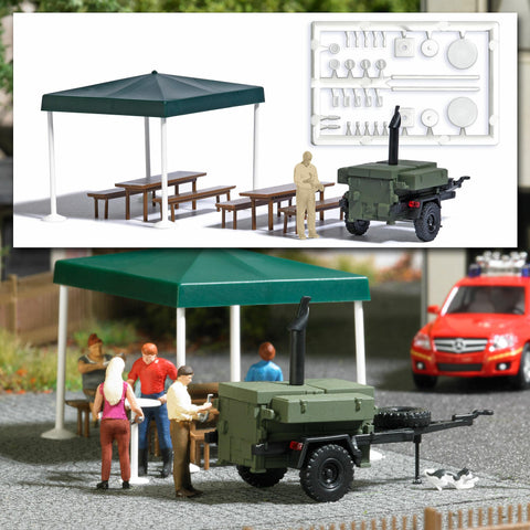 Busch 1829 Field kitchen with cook