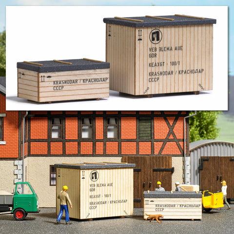 Busch 1840 Transport crates for machines
