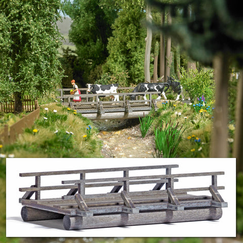 Busch 1850 Wooden bridge