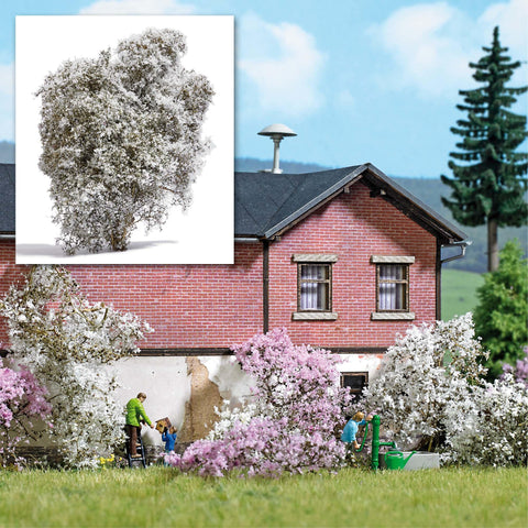 Busch 3585 Realistic bush with white flowers