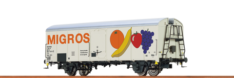 Brawa 37212 Refrigerator Car UIC Standard 1 Migros SBB