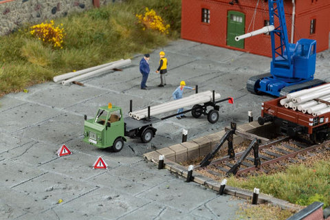 Auhagen 41677 Multicar M22 with trailer
