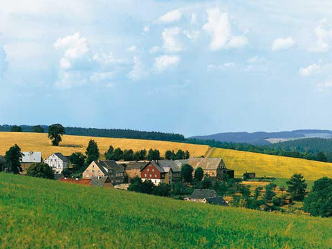 Auhagen 42508 HO Background mural depicting Wolkenstein