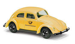 Busch 42740 Yellow Postal VW Beetle with Pretzel Window