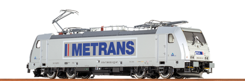 Brawa 43937 TRAXX Electric Locomotive BR 186 METRANS AC Digital BASIC