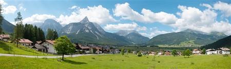 Vollmer 46106 Alpine foothill background scenery