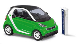 Busch 46225 Smart Fortwo electric Green