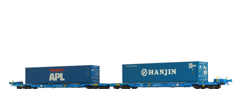 Brawa 48110 Container Car Sffggmrrss36 APL HANJIN AAE