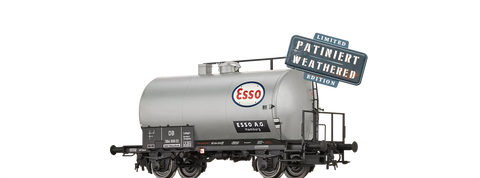 Brawa 50038 Lightweight Tank Car Uerdingen Z P Esso DB weathered