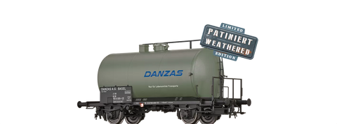 Brawa 50041 Lightweight Tank Car Uerdingen Z P Danzas DB weathered