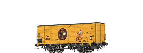 Brawa 50770 Covered Freight Car G10 Stroh Rum BB