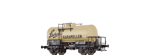 Brawa 50798 Tank Car Z P 2-axleStorck DR Brit-US-Zone