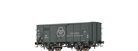 Brawa 50957 Covered Freight Car G10 Krupp Stahl DB