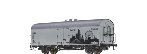 Brawa 50989 Covered Freight Car Ibs Skyline Vienna