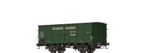 Brawa 50993 Covered Freight Car L Trebonske Pivovary CSD