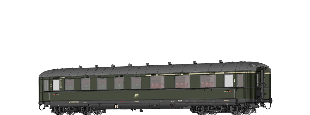 Brawa 51041 Passenger Coach Ab4e Db Dc Scalology Ltd