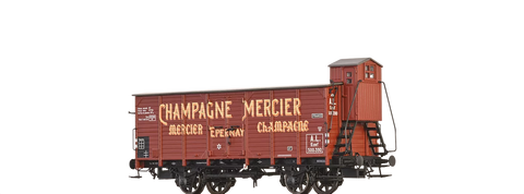 Brawa 67499 Covered Freight Car Kuwf Champagne Mercier A L