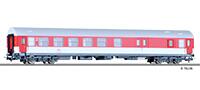 Tillig 74985 2nd class passenger coach with baggage compartement type YB 70 of the ZSSK