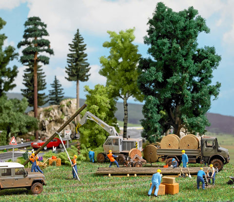 Busch 7834 Earth drill with 2 figures