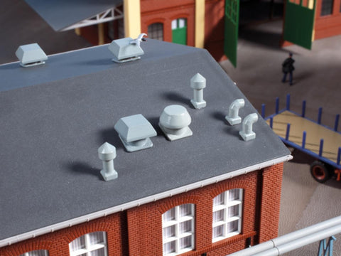 Auhagen 80103 OO/HO Roof vents