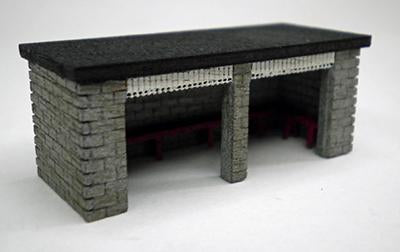 Stone Waiting Room Kit N Scale