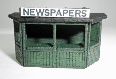 Platform Kiosk Kit N Scale