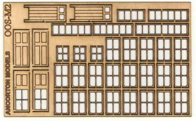 Signal Box Doors & Windows OO Scale