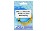 Decoder Wire Stranded 6m (32g) Yellow Packaged