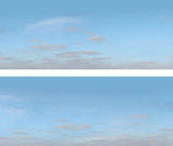 Art Printers iD Backscenes Sky Papers Blue Sky 502 24" Standard Scene A Mirrored