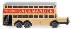 Wiking 097303 Berlin Double Decker Bus D38 Salamander