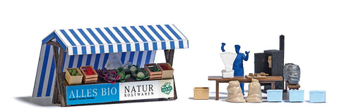Busch 1823 Organic Vegetables Smoked Fish Market stalls