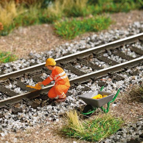 Busch 7819 Railway Worker With Brake Shoes