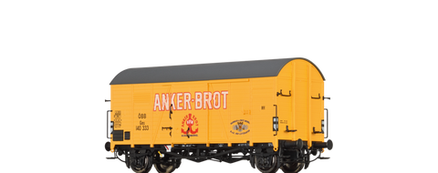 Brawa 47940 Covered Freight Car Gms Anker Brot BB