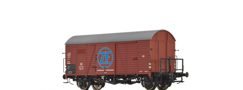 Brawa 47978 Covered Freight Car Gms 30Oppeln ZF Zahnradfabrik Friedrichshafen A G DB
