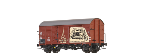 Brawa 47983 Covered Freight Car Gas 30 Magirus DB