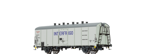 Brawa 48345 Refrigerator Car Ibces INTERFRIGO DB
