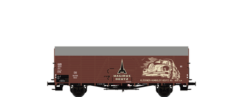 Brawa 48744 Covered Freight Car Glr 22 Magirus Deutz DB