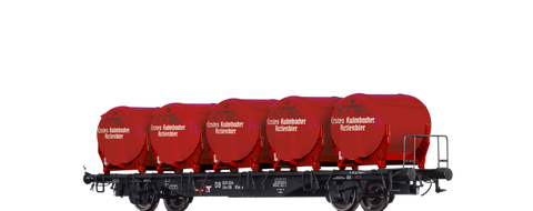 Brawa 49114 Container Car Lbs 58 DB with Ddikr 612 Erstes Kulmbacher Actienbier