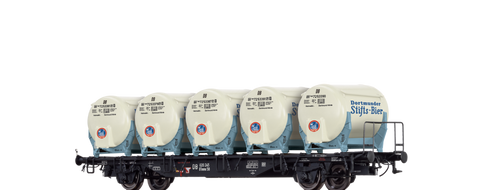 Brawa 49116 Container Car BTmms 58 DB with Ddikr 612 Dortmunder Stifts-Bier