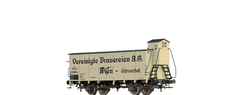 Brawa 49737 Covered Freight Car G Vereinigte Brauereien A G Wien BB