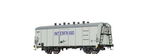 Brawa 50517 Refrigerator Car UIC St 1 2 INTERFRIGO DB
