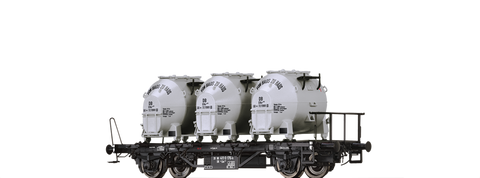 Brawa 50601 Container Car Lbs 577 DB with Efkr 401 Von Haus zu Haus