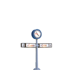 Brawa 5290 Platform Clock with Train Direction Signs