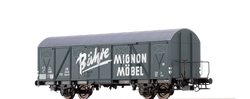 Brawa 67806 Covered Freight Car Glmhs 50 Bhre Mignon Mbel DB